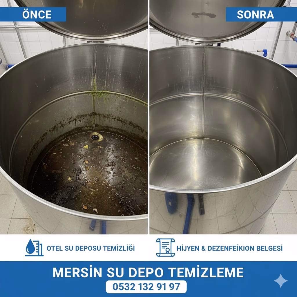 mersin su deposu temizliği